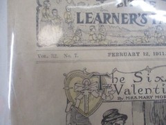 Little Learners Paper The Sixth Valentine & The Sugar Cookie Lady 1911 Antique