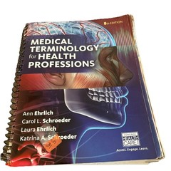 Medical Terminology for Spiral-bound Schroeder et al Some Marks/Most pp Clean