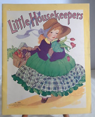 Little Housekeeper No. 958 Soft Cover Illustrated by Bisel 1934 Heavy Paper