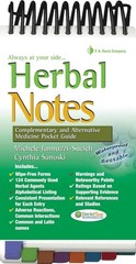 BRAND NEW:HERBAL NOTES: COMPLEMENTARY & ALTERNATIVE MEDICINE POCKET GUIDE SPIRAL