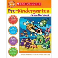 Scholastic Pre-Kindergarten Jumbo Workbook – Scholastic Inc. – Very Good – S…