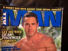 All Man Magazine 3/01 vintage gay interest male pinups – Dean Phoenix