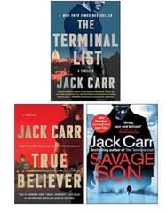 James Reece Series 3 Books Collection Set By Jack Carr (The Terminal List, True