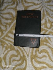 1918 Pocket New Testament Bible 612 Pages 2 1/2″ x 3 7/8″