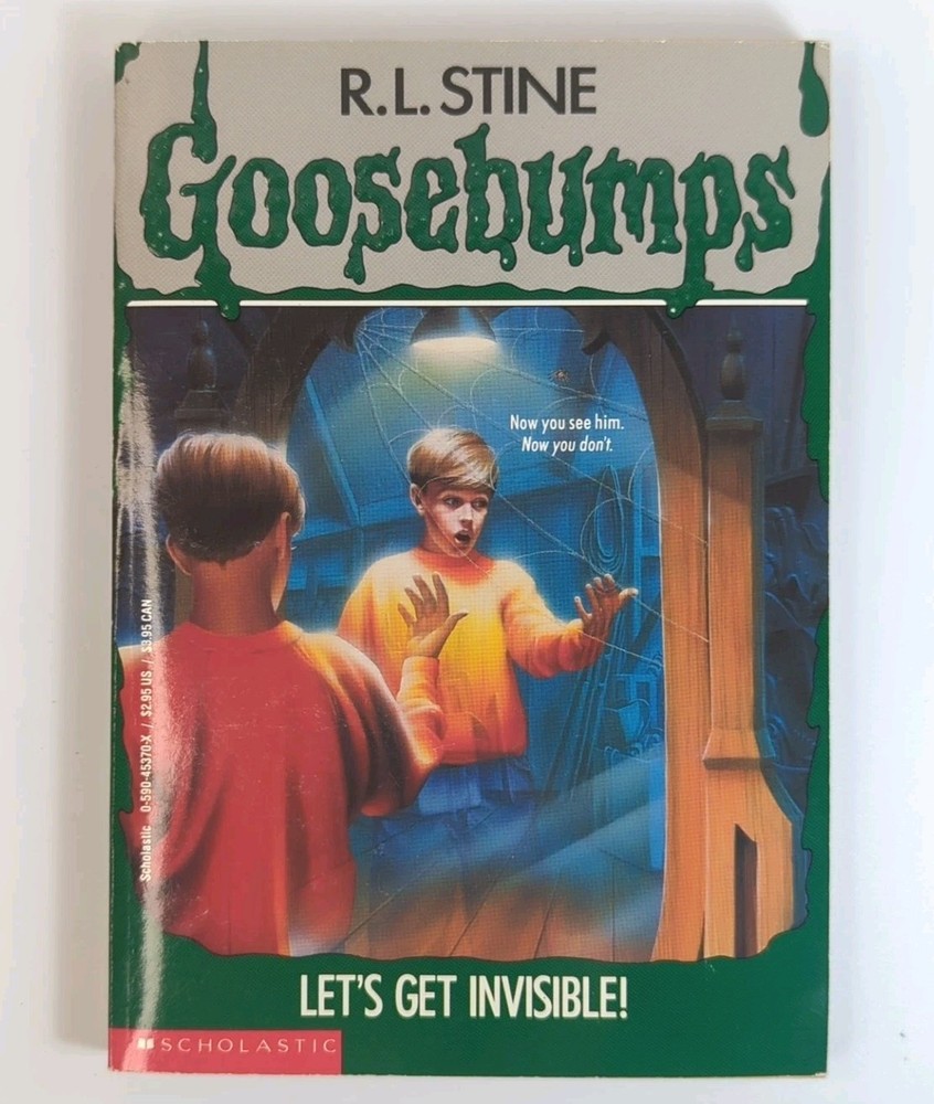 Goosebumps #6 Let’s Get Invisible! R.L. Stine TRUE 1st Print 1993 Unnumbered ED.