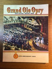 Grand Ole Opry WSM Picture – History Book, 50th Anniversary, 158 Pages 1976