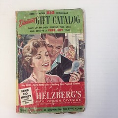 1961 Helzberg’s Christmas Gift Catalog – 38 Pages – Turned into Recipe Scrapbook