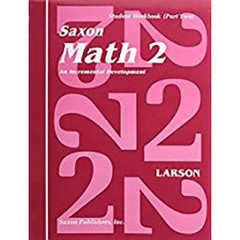 Saxon Math 2: Student Workbook Volume 2, First Edition – Paperback – ACCEPTABLE