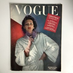 Vogue Magazine December 15 1942 Vintage Fashion Christmas Holiday Issue WWII