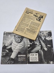 LOT 3 HE Focus Show Mini Magazines VTG 1954 Eartha Kitt Features Girls +