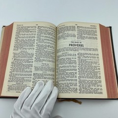 1950 New American Catholic Edition Holy Bible Benziger Brothers 8×6 Hardcover