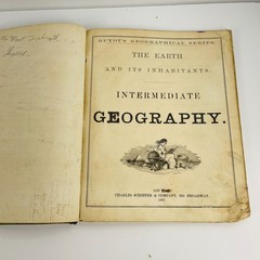 3 Antique Geography Textbooks Guyot 1869 McNally 1875 Swinton 1878 Old Maps