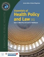 Essentials of Health Policy and Law Joel B., Wilensky, Sara E. Te
