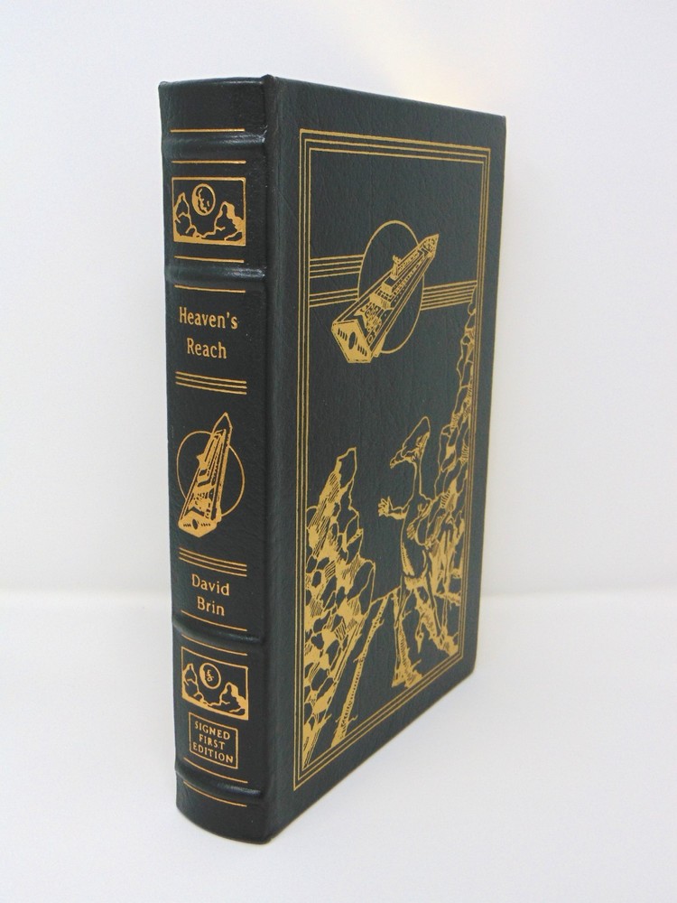 Easton Press: Heaven’s Reach: The Uplift Saga, Book 6 by David Brin (Signed)