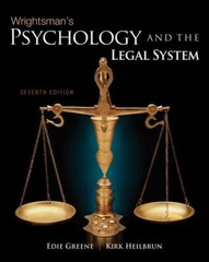 Wrightsman’s Psychology and the Legal System by Greene, Edith, Heilbrun, Kirk