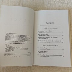 Peace by Deseret Book Company Editors 1998 HC Christian Mormon LDS Self-Help