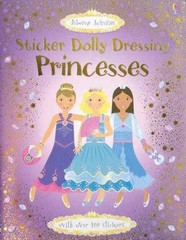 Sticker Dolly Dressing Princesses – Paperback, by Fiona Watt – Very Good