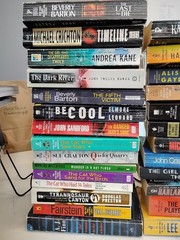 Lot If 27 Mystery Paperbacks Acceptable Crichton Braun Child Larsson AJ Finn