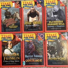 Bundle: Time for Kids Biographies lot of 6, Henry Ford, Ben Franklin…