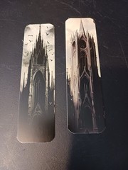 8 Spooky Gothic 6″ Cardstock Bookmarks Spooky Buildings Lot 4 of 4 Please Read