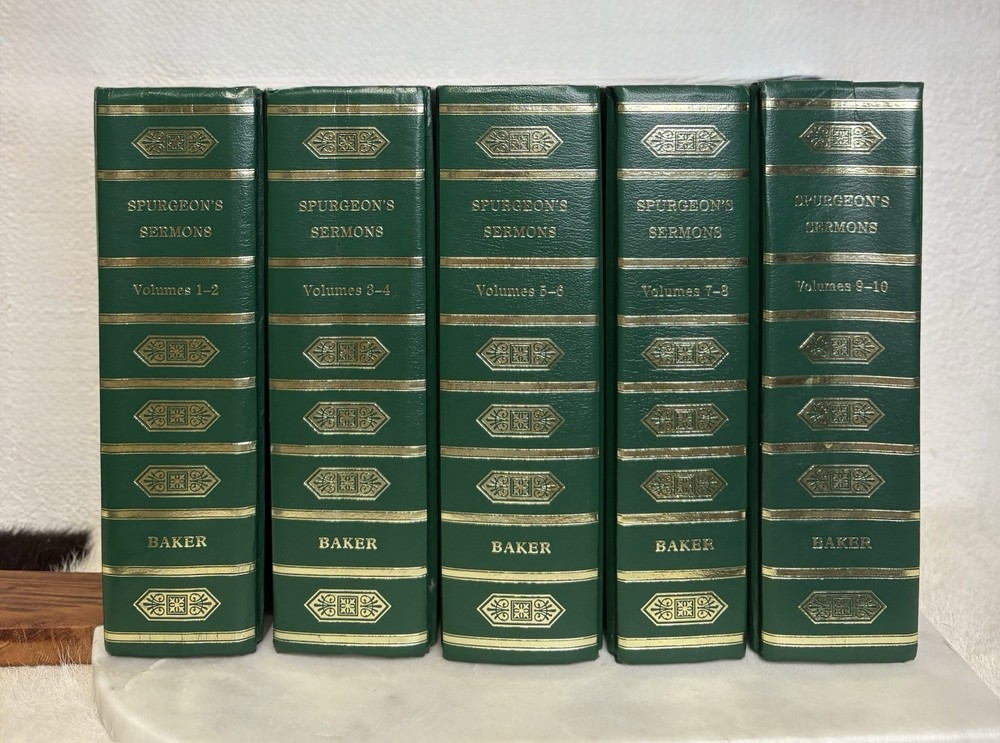Spurgeon’s Sermons 5 Book 10 Volume Set – Baker Book House 1996 Hardcover
