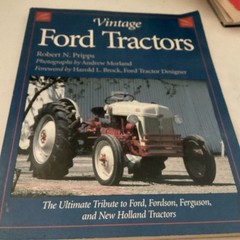 Vintage Ford Tractors Book By Robert N. Pripps