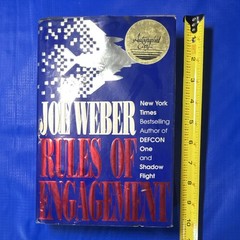 ⭐️ RULES OF ENGAGEMENT ~ AUTHOR SIGNED 1991 HARDCOVER RARE JOE WEBER AUTHENTIC