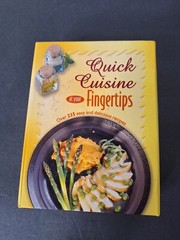 Quick Cuisine At Your Fingertips – Hardcover – Ring/Wire Bound –
