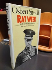 Rat Week An Essay on the Abdication Osbert Sitwell Foreword John Pearson 1984