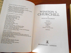 Martin Gilbert WINSTON S. CHURCHILL Companion Vol IV (I, II, III) 1st- HC/DJ VGC