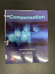 Compensation 14th Ed by Gerhart Barry Loose Leaf Format