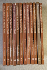 Encyclopedia of the Animal World Lot 12 Volumes 1-4 6-13 Vintage Hardcover Books