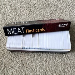 Kaplan MCAT Flashcards 4th Ed 1000 Cards Bio Chem OChem GChem