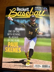 Beckett Baseball card Price Guide Magazine June 2025 Paul Skenes Cover