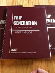 Trip Generation User’s Guide – Complete 3-Vol. Set (7th Edition) (Volumes 1-…