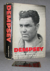Vintage Boxing Book Jack Dempsey the Man Himself Signed 1st Ed. w/Photo Negative