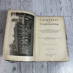 Antique 1919 Carpentry & Contracting Vol V Estimates Building Code Illustrated