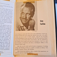 The Walls Of Jolo, Alan Calliou?1960 HC Appleton Century 248 Pages