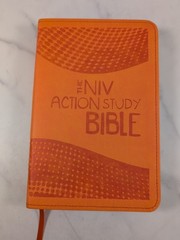 2018 NIV Action Study Bible Orange Faux Leather 1st Edition David C Cook