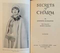 SECRETS OF CHARM vtg ZIEGFELD Josephine Huddleston ills HC book 1929 1920s