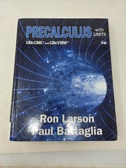 Precalculus with Limits, 5th – Hardcover, by Larson Ron; Battaglia – Very Good
