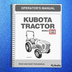 KUBOTA L3302 L3902 ROPS OPERATORS MANUAL – STEEL WIRE BOUND – ROBUST JACKET