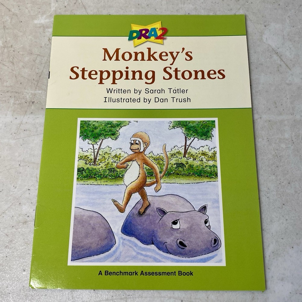 Monkey’s Stepping Stones (A Benchmark Assessment Book Level 16) – Paperback – VG