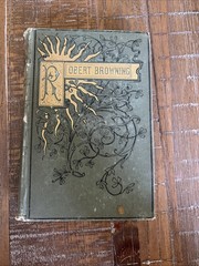 ~1886 Selections from the Poetical Works of Robert Browning Hard Cover Cloth Vtg