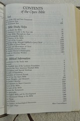 The Open Bible Expanded Edition NASB Brown Genuine Leather RL 1985 Nelson 976BR