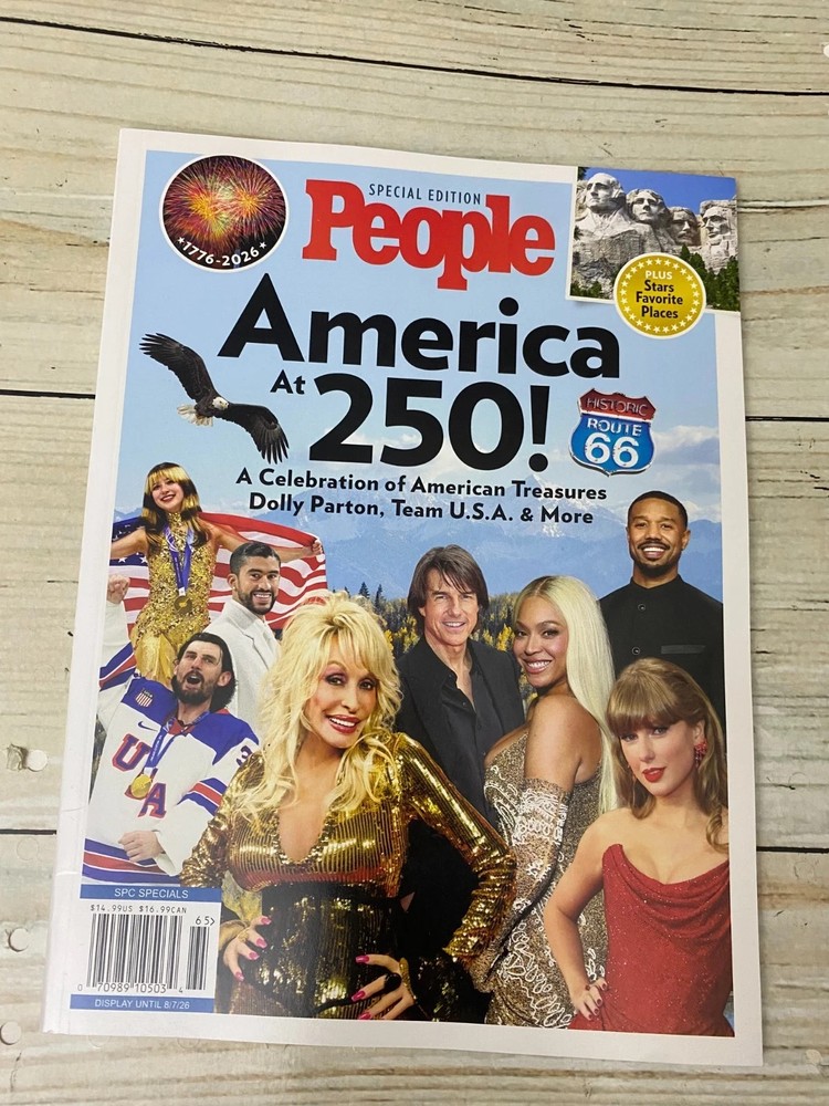 People Special Edition Magazine August 2026 America at 250! issue 65 celebration