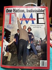 Time Magazine 9/24/01 Special Issue One Nation, Indivisible America digs out/in