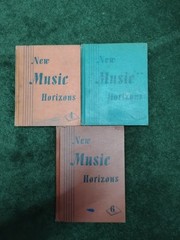 NEW MUSIC HORIZONS, 4th 5th & 6th books by Jules Gotlieb, Silver Burdett 1946