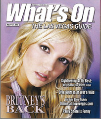 BRITNEY SPEARS – WHAT’S ON The Las Vegas Guide Magazine May 14-27, 2002