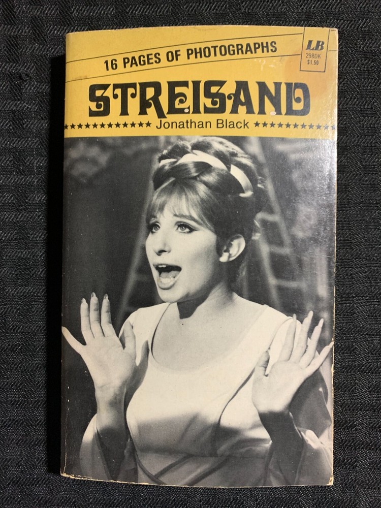 1975 STREISAND by Jonathan Black FN 6.0 Leisure Paperback 16 Pages of Photos